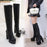 Knee-high boots for women thigh-high boots for women shoe elastic boots