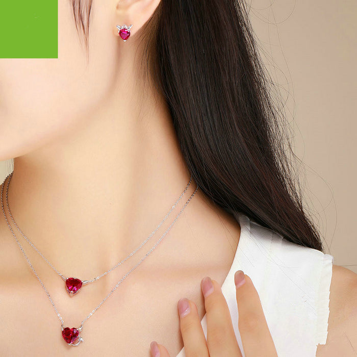 Devil and Angel series necklace jewelry set