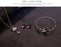 Flower And Diamond Jewelry Three-piece Necklace