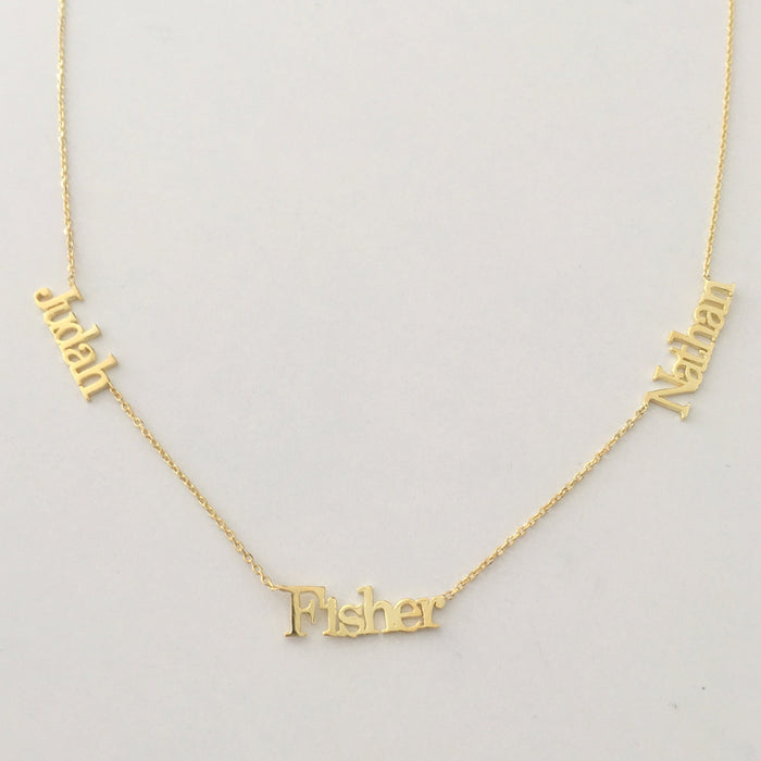 European And American Jewelry Personalized Name Necklace