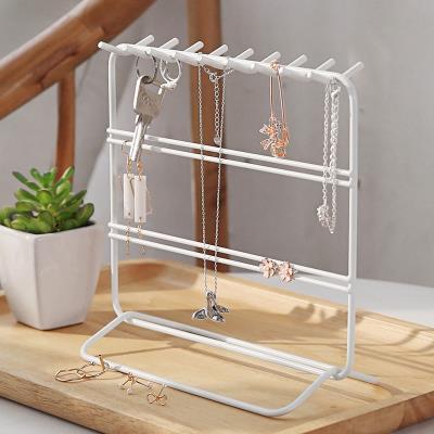 Necklace and earring jewelry stand