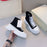 Women Shoe High Low Sole Black Royal Platform